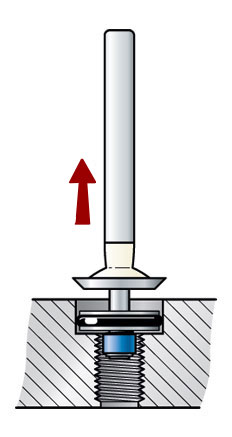 KOPAL  Späneschutzstopfen, als optimaler Späneschutz.	Späneschutzstopfen<br />
Mit den Verschlussstopfen sind aufwendiges reinigen der Rasterbohrungen, Positionierbohrungen nicht notwendig. Bevorzugte Anwendungen sind das Abdecken der Passbohrungen in der Rasterplatte bzw. am Rasterturm. Die Verschlussstopfen werden mittels eines Vakuumsaugers angesaugt und kurz angehoben so das diese mit der zweiten Hand leicht aus der Paßbohrung gehoben werden. Die Verschlussstopfen verschließen den Rastertisch eben und ohne Kanten in die Späne einhaken könnten.<br />
spannerklein Verschlussstopfen schützen ihren Maschinentisch.<br />
Kein Verschmutzen von Raster und Gewindebohrungen.<br />
einfach einstecken, leichtes ausziehen mit dem Saugnapf.<br />
Saubere Paßbohrungen an Spannwürfel u. Gewindeplatten.<br />
Keine Späne in den Paßbohrungen.<br />
Arbeitstisch ohne Schmutzfänger.<br />
einfache Demontage wie Montage.