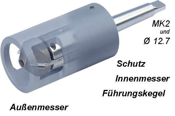 Rohrentgrater KOPAL Tube von der Spanntech GmbH. Rohrentgrater mit Führungskegel zum zentrieren der Rohre mit Innenkegel oder Außenkegel. Genauer Kantenbruch am Rohrende Innen sowie Außen. Rohre fasenfräsen mittels einstellbarer Fasenbreite Innen alsauch Aussen in einem Prozes. Die Fasenbreiten können unterschiedlich eingestellt werden. Im Lieferumfang enthalten sind ein Innenkegel sowie ein Aussenkegel der nach bedarf eingesetzt werden kann. Wenn die aussenfase Größer sein soll als die innenfase wählen sie den Aussenkegel in dem sich das Rohr zentriert und die Fase als erstes schält.