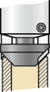 Rohrentgrater KOPAL Tube von der Spanntech GmbH. Rohrentgrater mit Führungskegel zum zentrieren der Rohre mit Innenkegel oder Außenkegel. Genauer Kantenbruch am Rohrende Innen sowie Außen. Rohre fasenfräsen mittels einstellbarer Fasenbreite Innen alsauch Aussen in einem Prozes. Die Fasenbreiten können unterschiedlich eingestellt werden. Im Lieferumfang enthalten sind ein Innenkegel sowie ein Aussenkegel der nach bedarf eingesetzt werden kann. Wenn die aussenfase Größer sein soll als die innenfase wählen sie den Aussenkegel in dem sich das Rohr zentriert und die Fase als erstes schält.